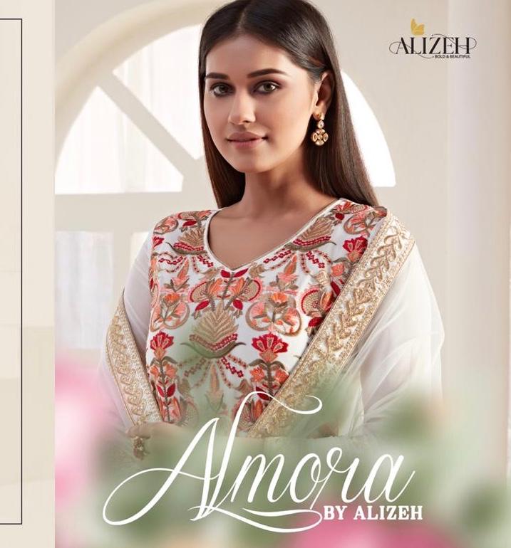 Alizeh Almora Series 4001 Designer Party Wear Suits Wholesale Supplier Gujarat