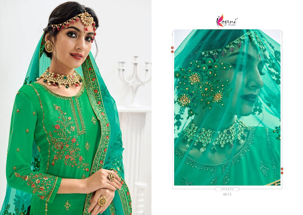 Baani Vol 1 By Kesari Trendz Series 6009 Designer Party Wear Suits Wholesale Supplier Gujarat