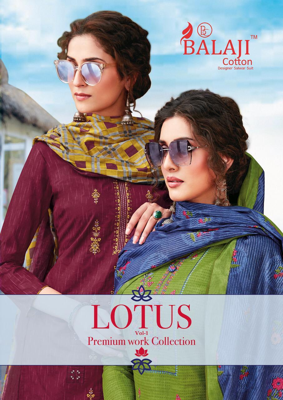 Lotus Balaji Cotton Dress Material