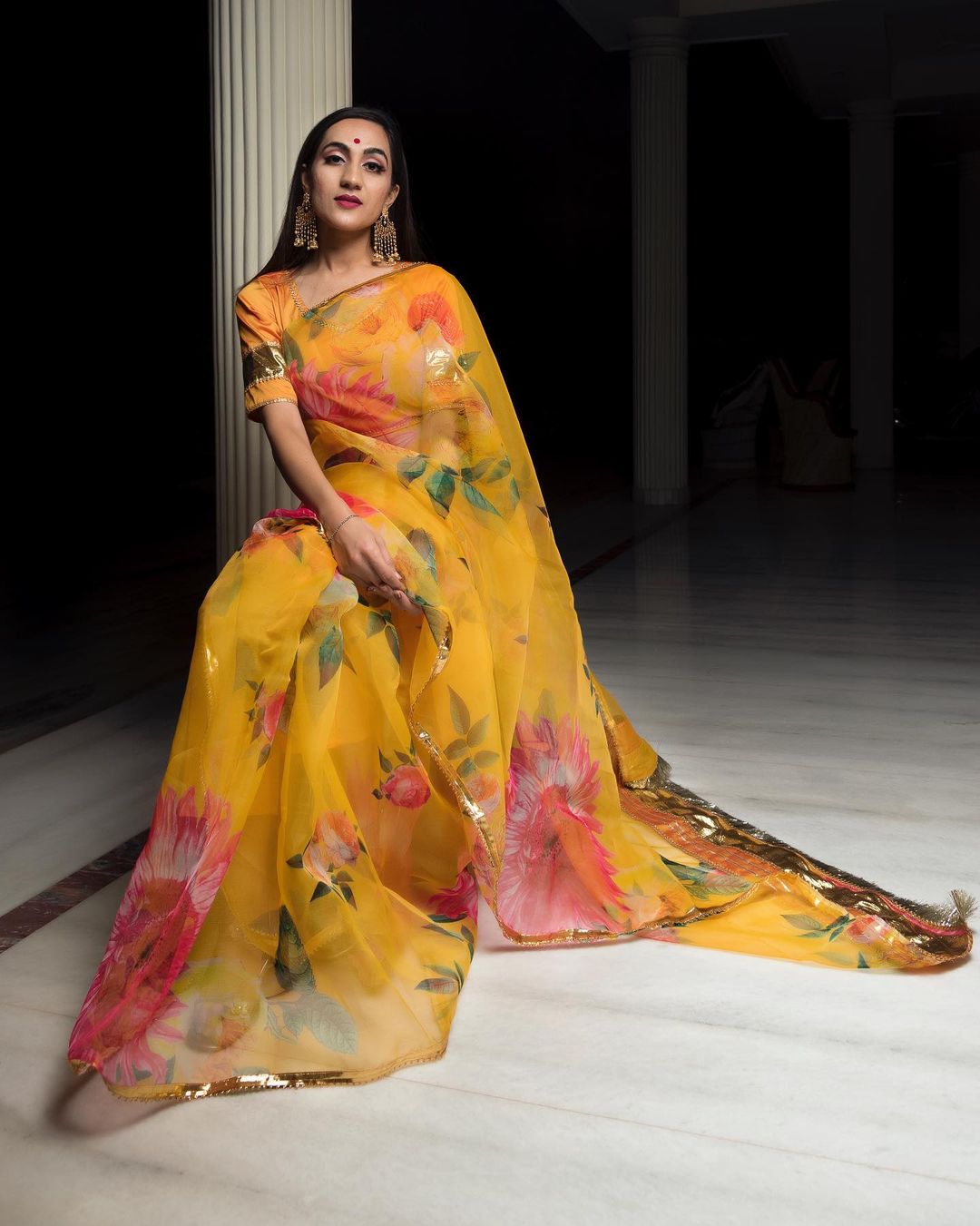 Soft Pure Organza Jaipuri Gotta Less Saree Collection Single Available Manufacturer Traders Surat