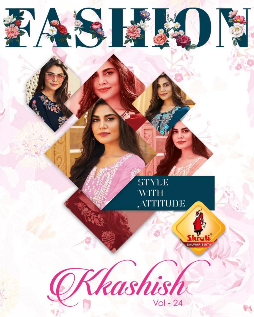 Kkashish Vol 24 By Shruti Fashion Wholesale Supplier Traders In Surat