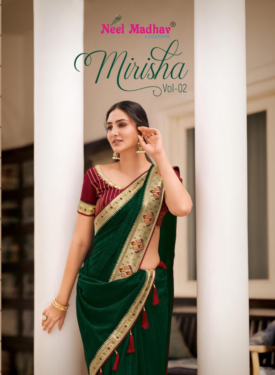 Mirisha Vol 2 By Neel Madhav Series 21016 To 21026 Single And Set Stockiest And Supplier From Surat