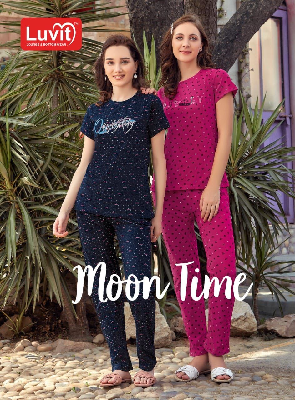 Moon Time New Designer Night Wear Collection Dealer And Exporter Surat Gujarat