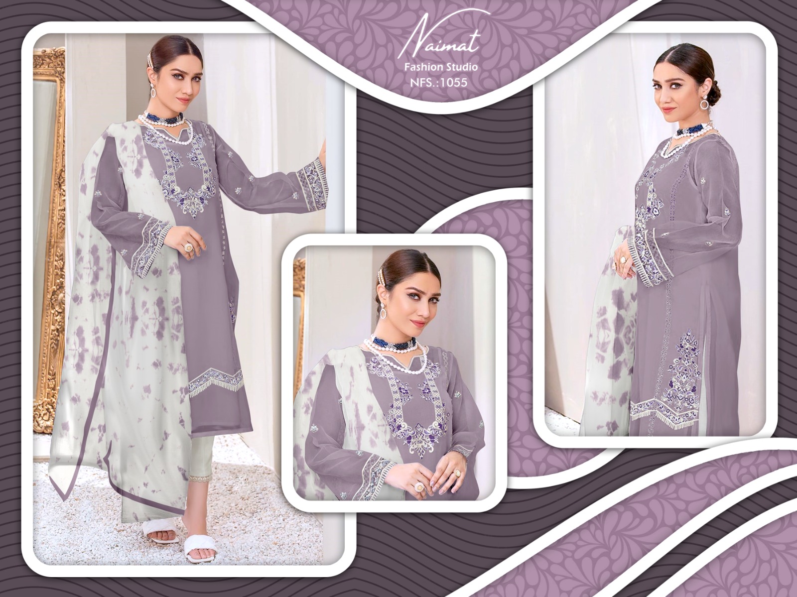 Nfs 1055 By Naimat Fashion Studio Laxuria Pret Collection