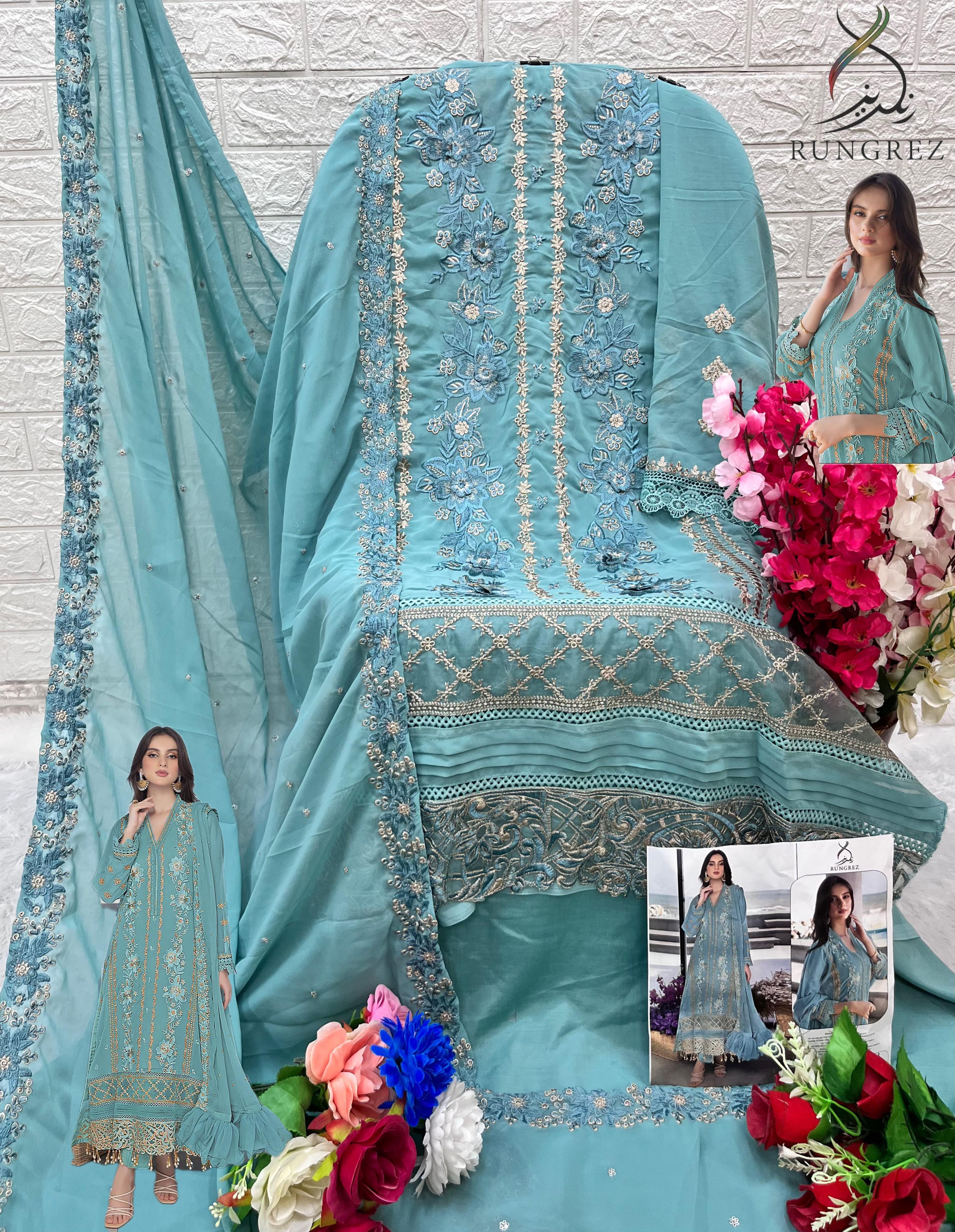 Rungrez D No 5008 Georgette Pakistani Suits