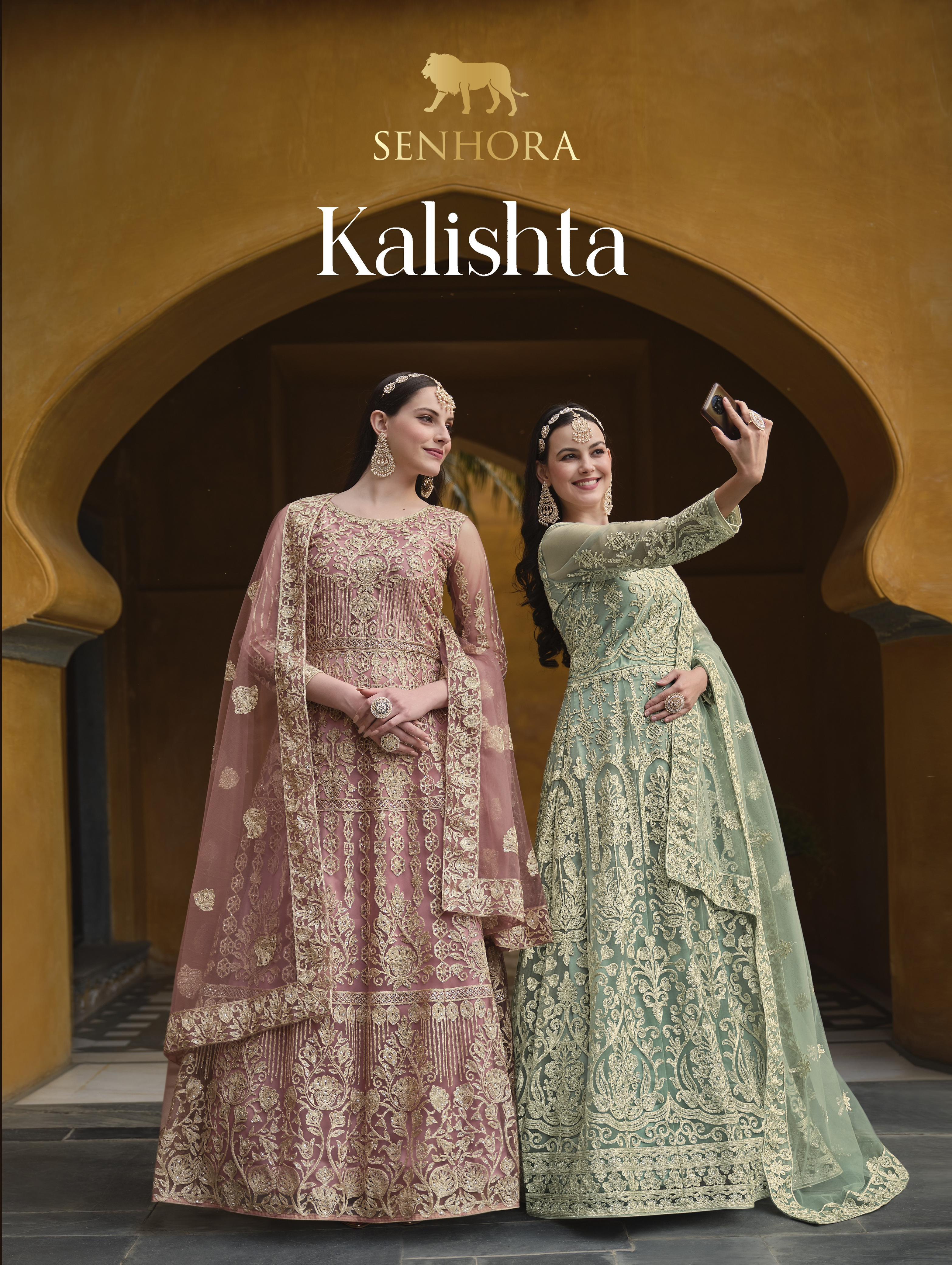 Senhora Kalishta Series 3019 To 3022 Designer Anarkali Suit