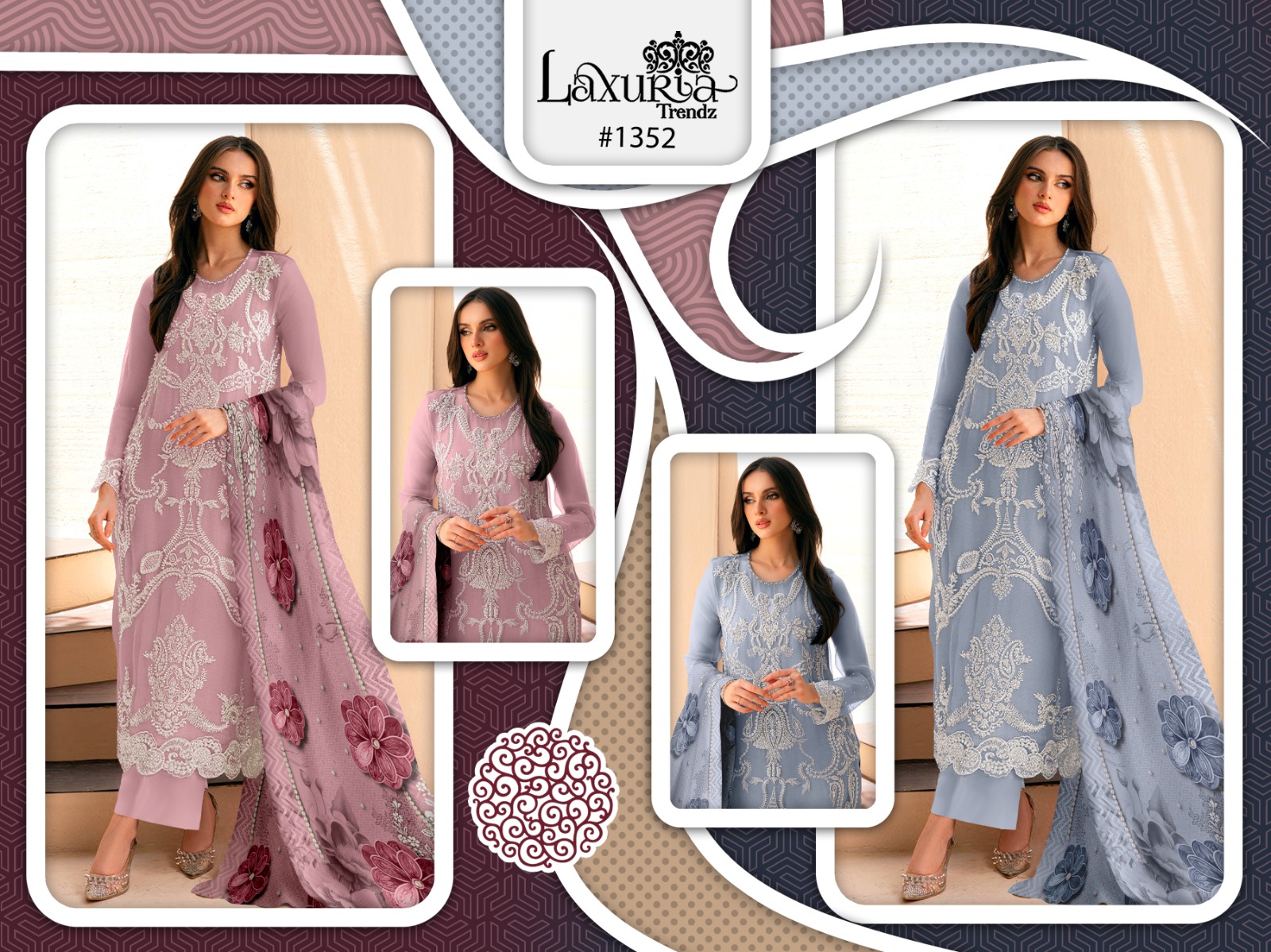 Laxuria Trendz D No 1352 Festival Special Collection Manufacturer Surat