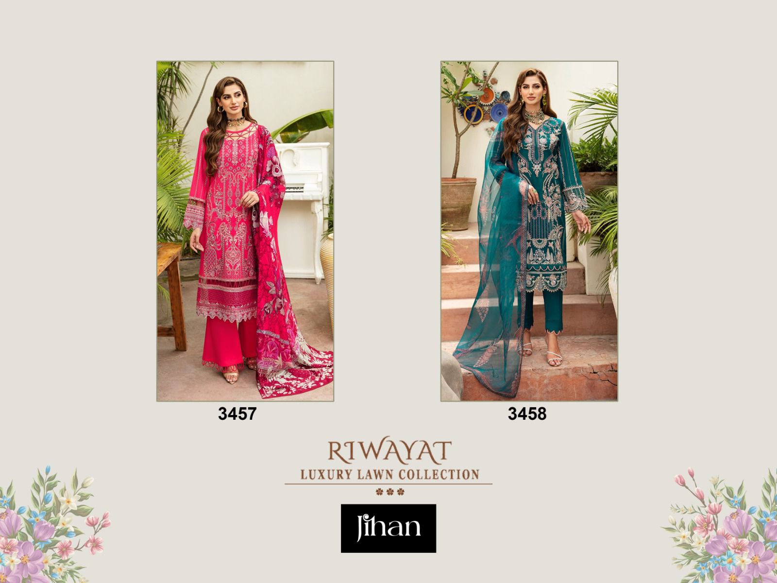 Jihan 3457 Or 3458 Riwayat Rayon Collection By Jihan