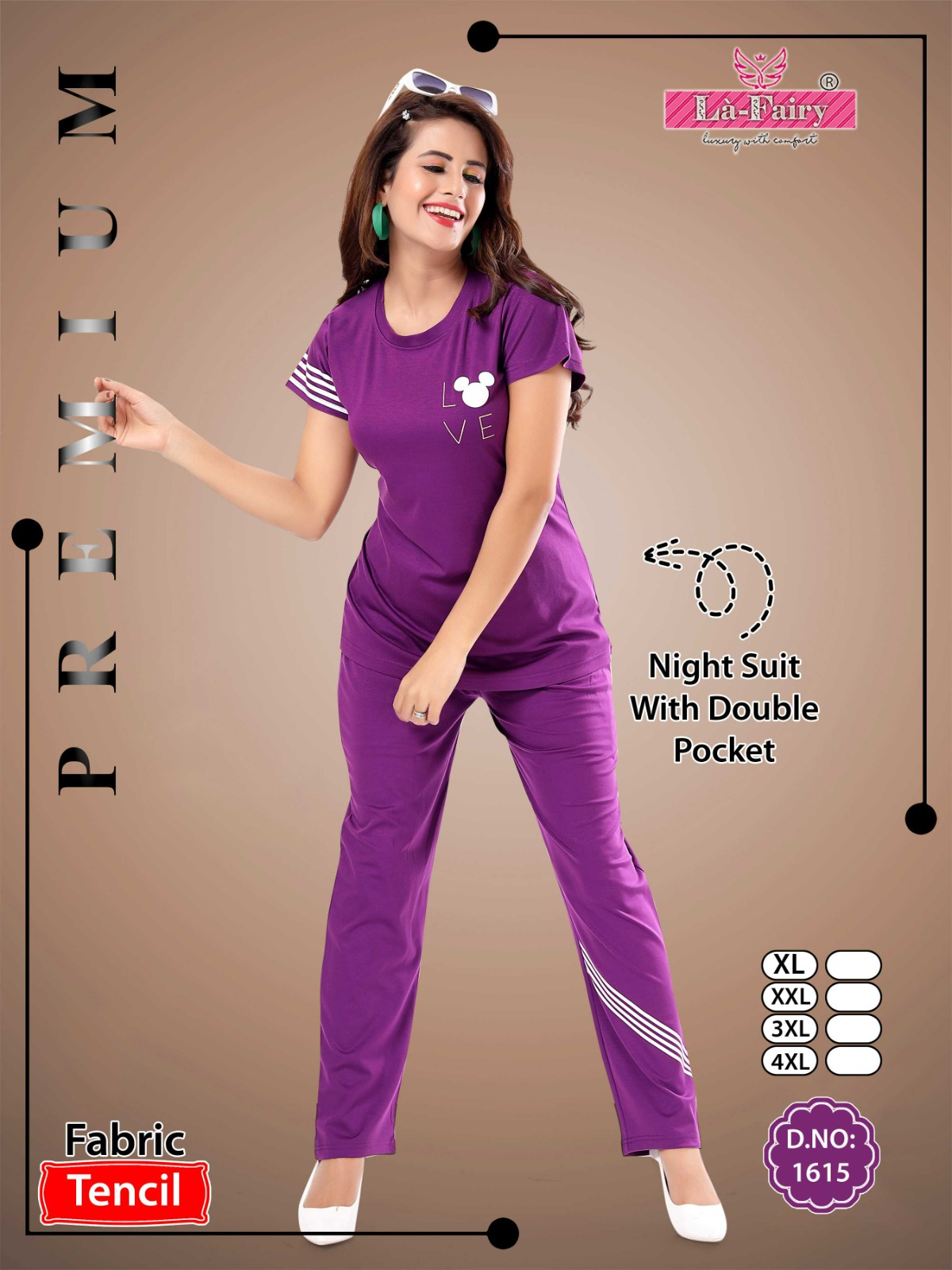 La Fairy D No 1615 Fancy Night Suit