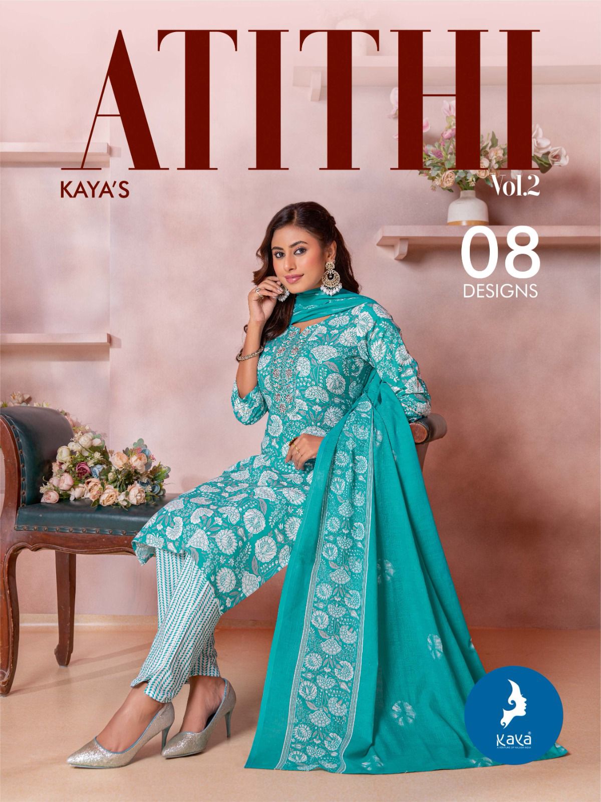 Atithi Vol 2 By Kaya Kurti Bottom Dupatta