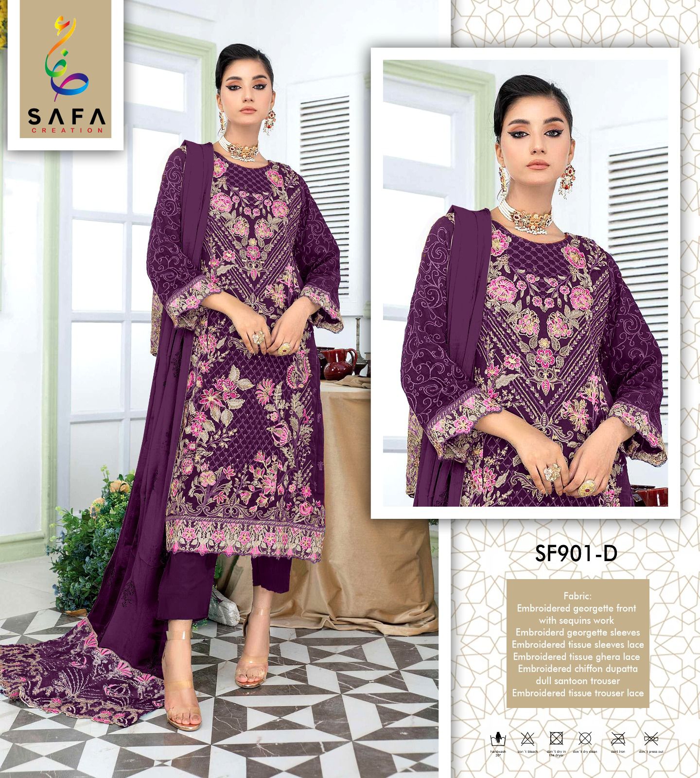 Sf Pk 901 By Safa Creation Premium Eid Collection