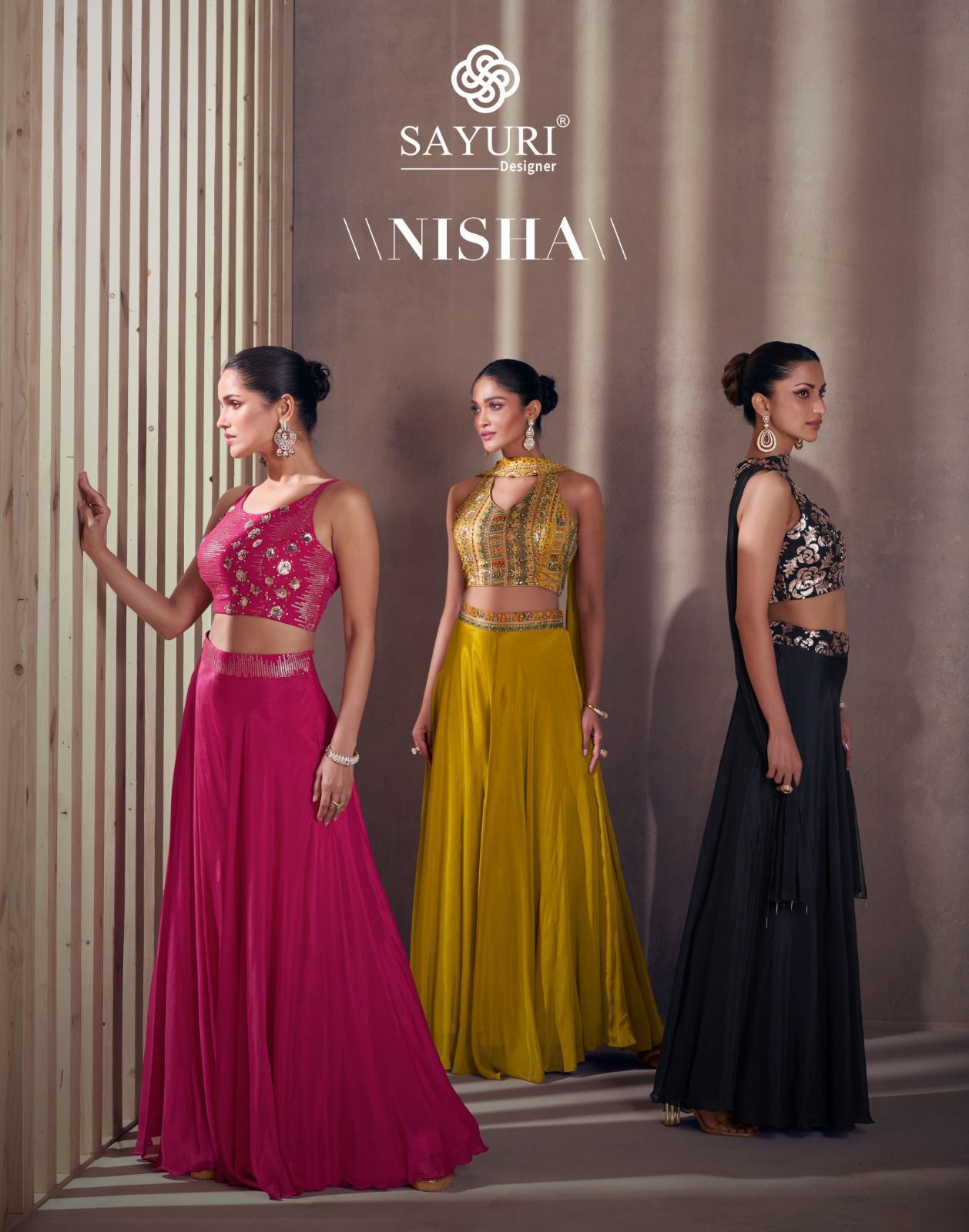 Nisha Series 5483 To 5487 By Sayuri Designer