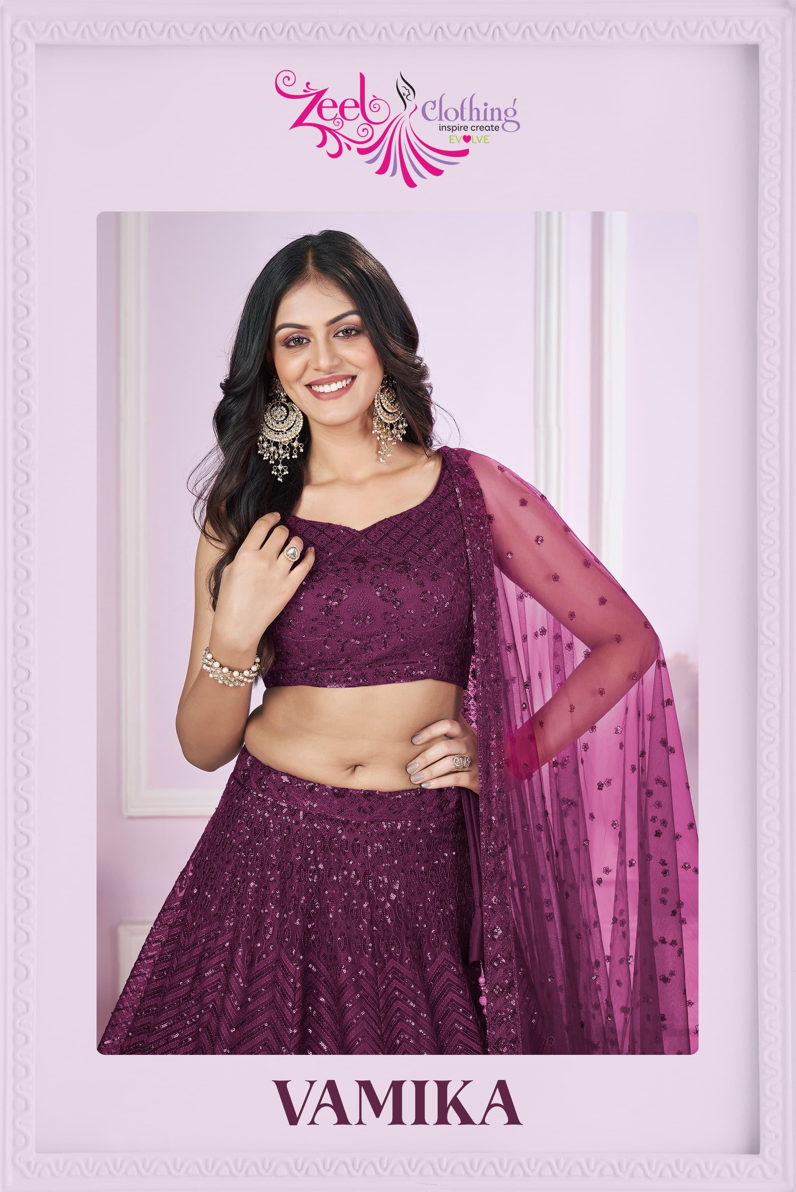 Vamika By Zeel Clothing Designer Lehenga