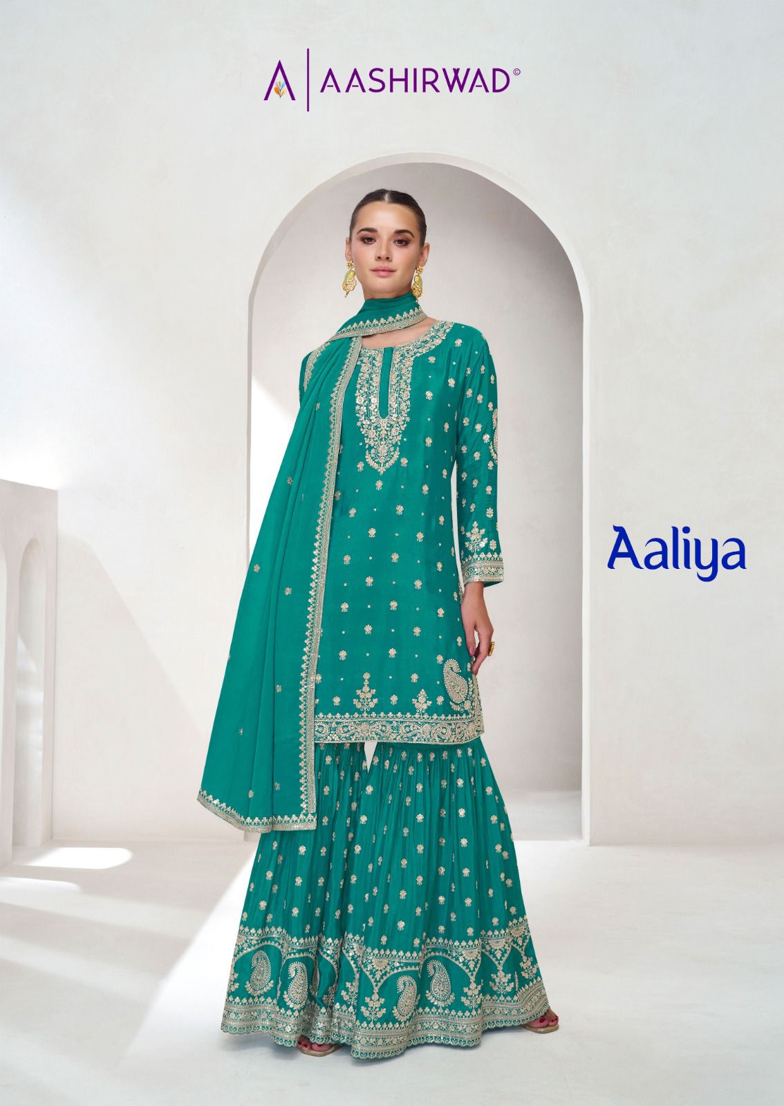 Aaliya By Aashirwad Plazo Suits