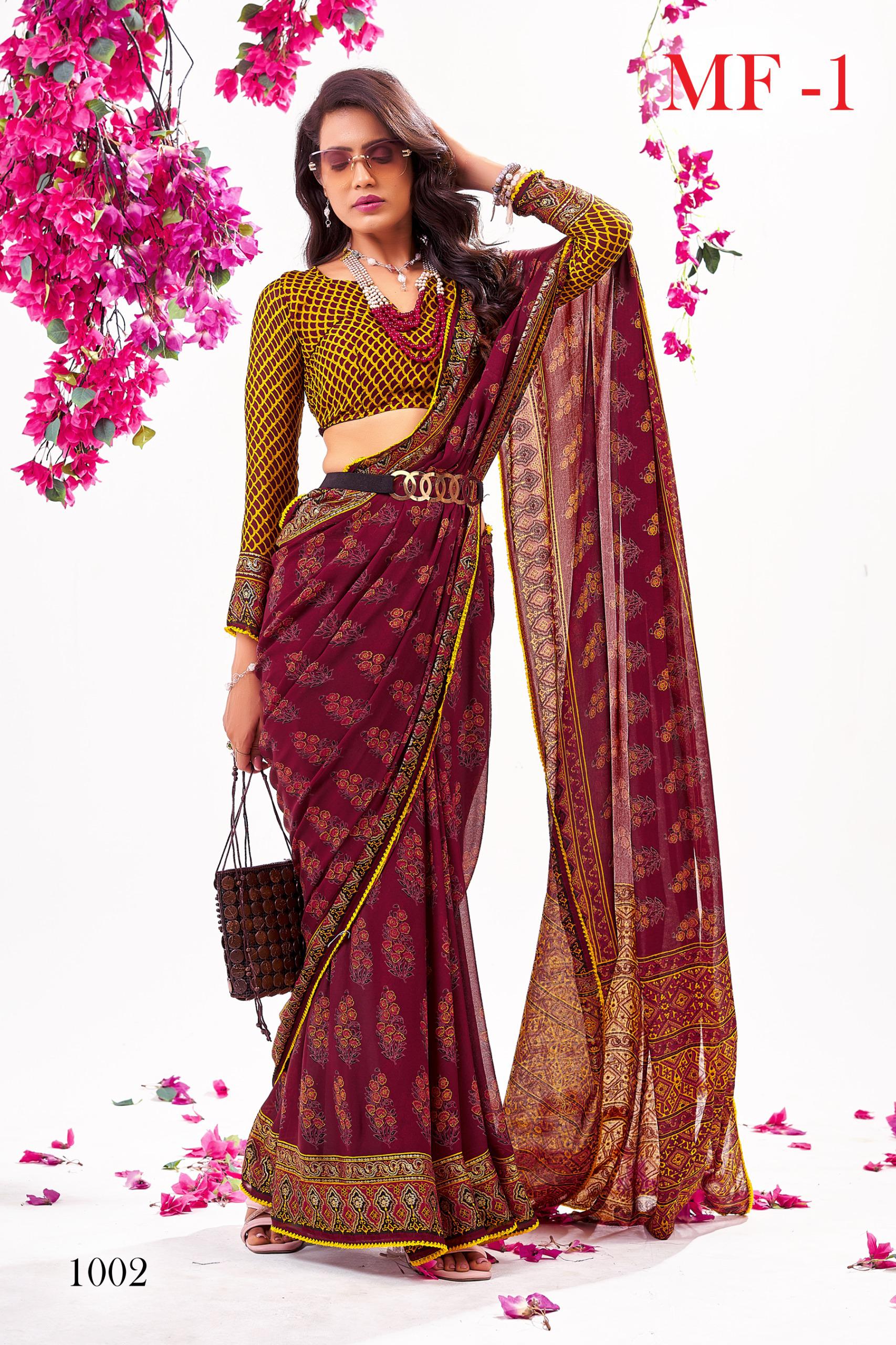 Mf By Stavan Fancy Formal Saree Collection