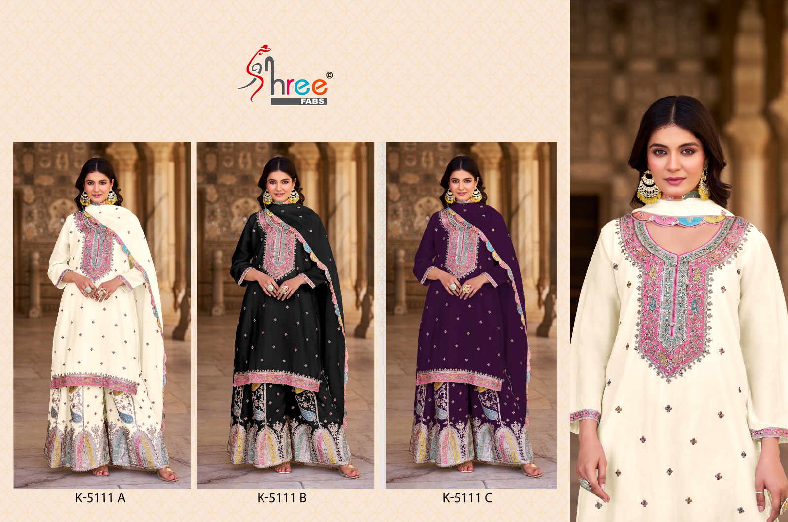 K 5111 By Shree Fabs Eid Collection Manufacturer Surat