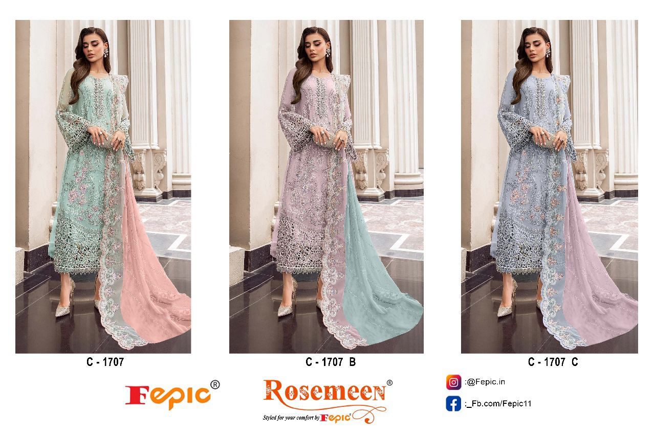 Rosemeen C 1707 By Fepic Pakistani Collection Manufacturer Surat