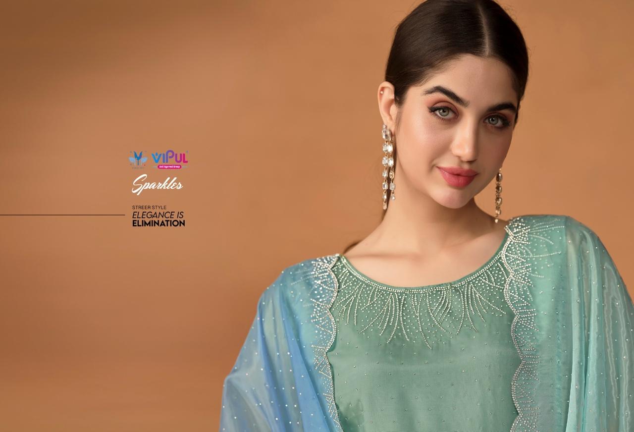 Sparkles Series 5861 To 5866 By Vipul Designer Suits