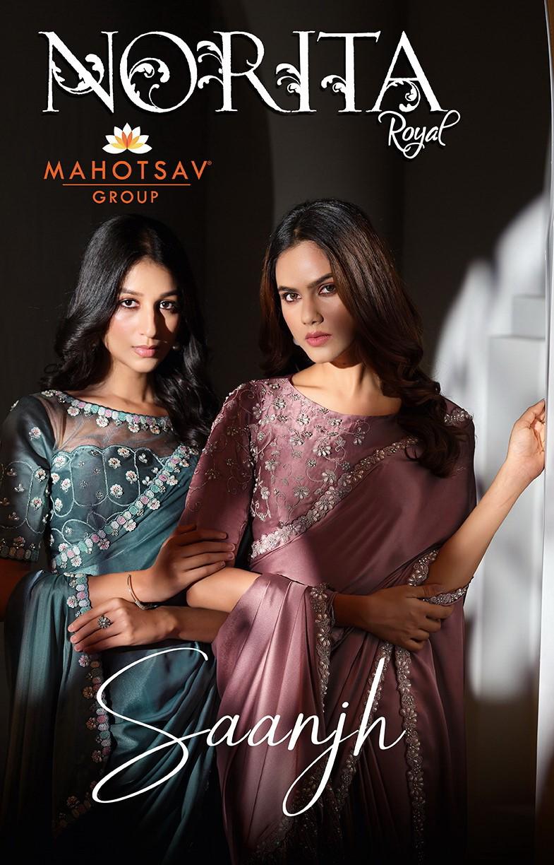 Saanjh Series 43902 To 43918 By Mahotsav Party Wear Sarees