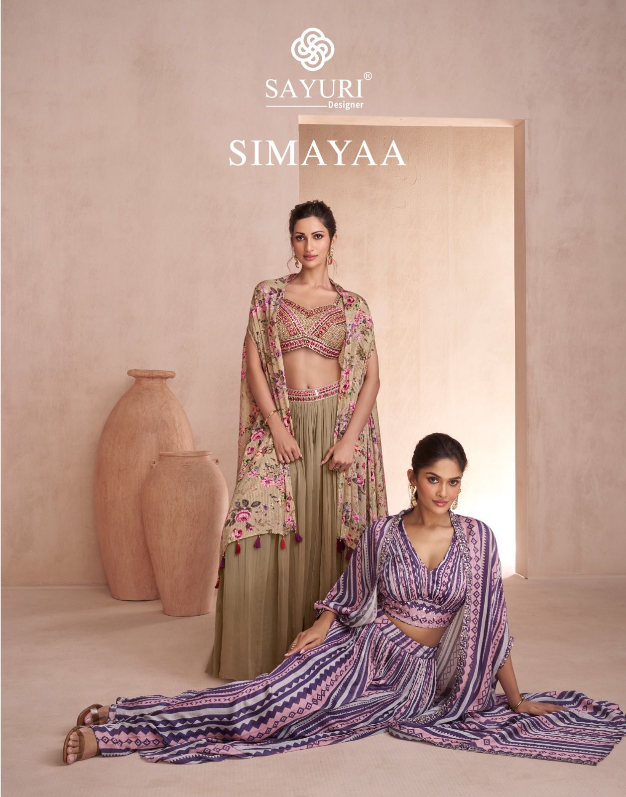 Simayaa By Sayuri Designer Stylish Crop Top Collection Manufacturer Surat