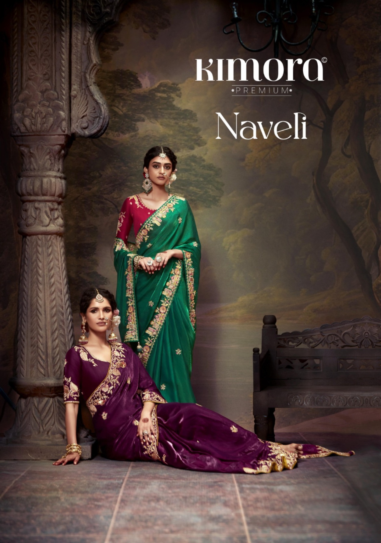 Naveli Series 5361 To 5371 By Kimora Fancy Sarees Collection Surat