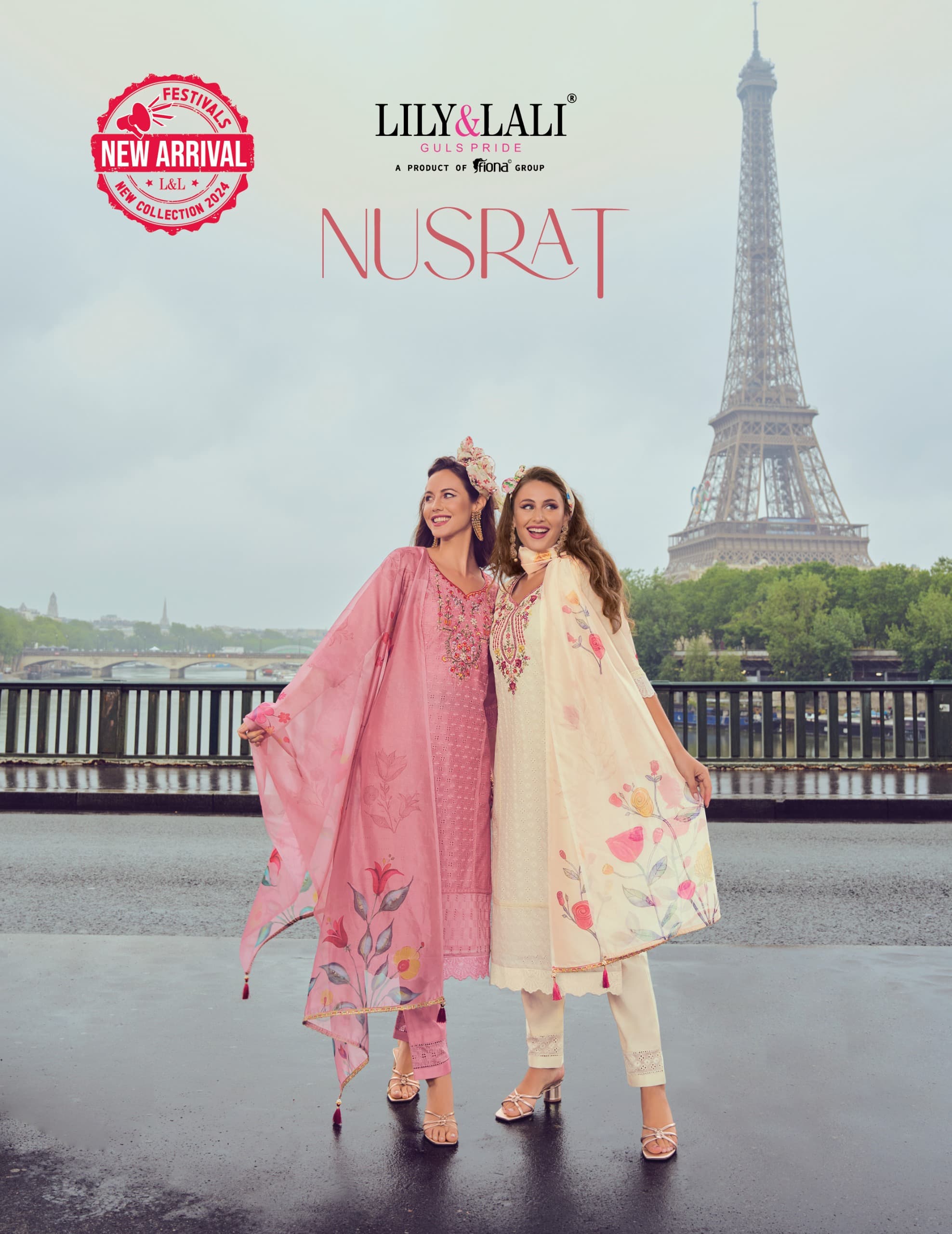 Nusrat Series 21401 To 21406 By Lily & Lali Exclusive Premium Festival Collection