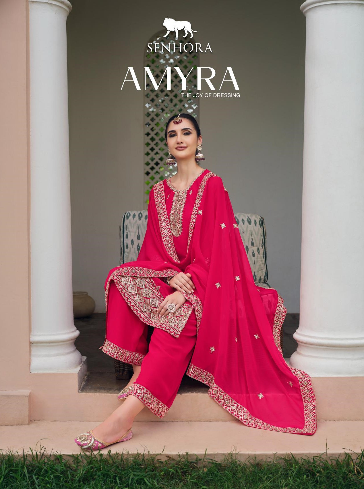 Amayra Series 3021 To 3024 By Senhora Dresses Plazo Suits