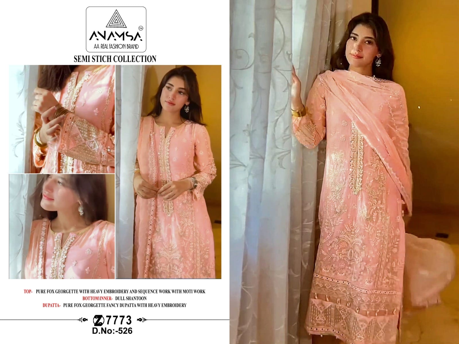 Anamsa 526 Georgette Eid Collection