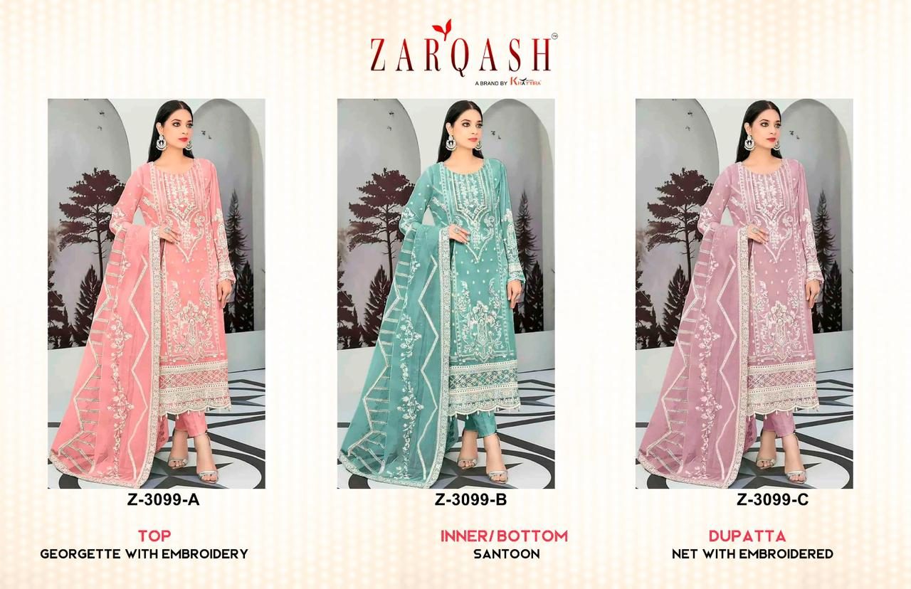 Z 3099 By Zaeqash Designer Pakistani Suits