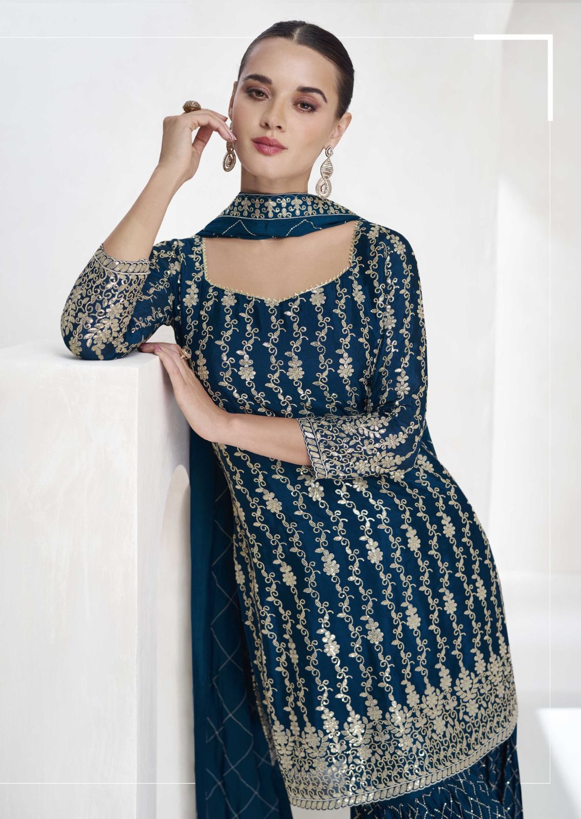 Vamika By Aashirwad Plazzo Suits