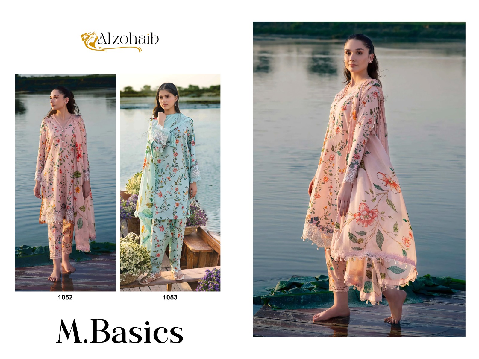 M Basic D No 1052 1053 By Alzohaib Pakistani Concept