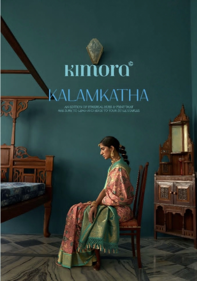 Kalamkatha By Kimora Fashion Designer Saree Dealer From Surat