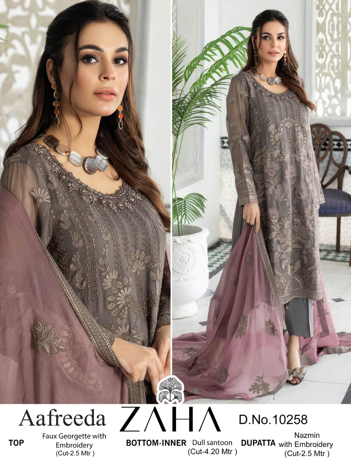 Zaha New Design 10258 Eid Collection