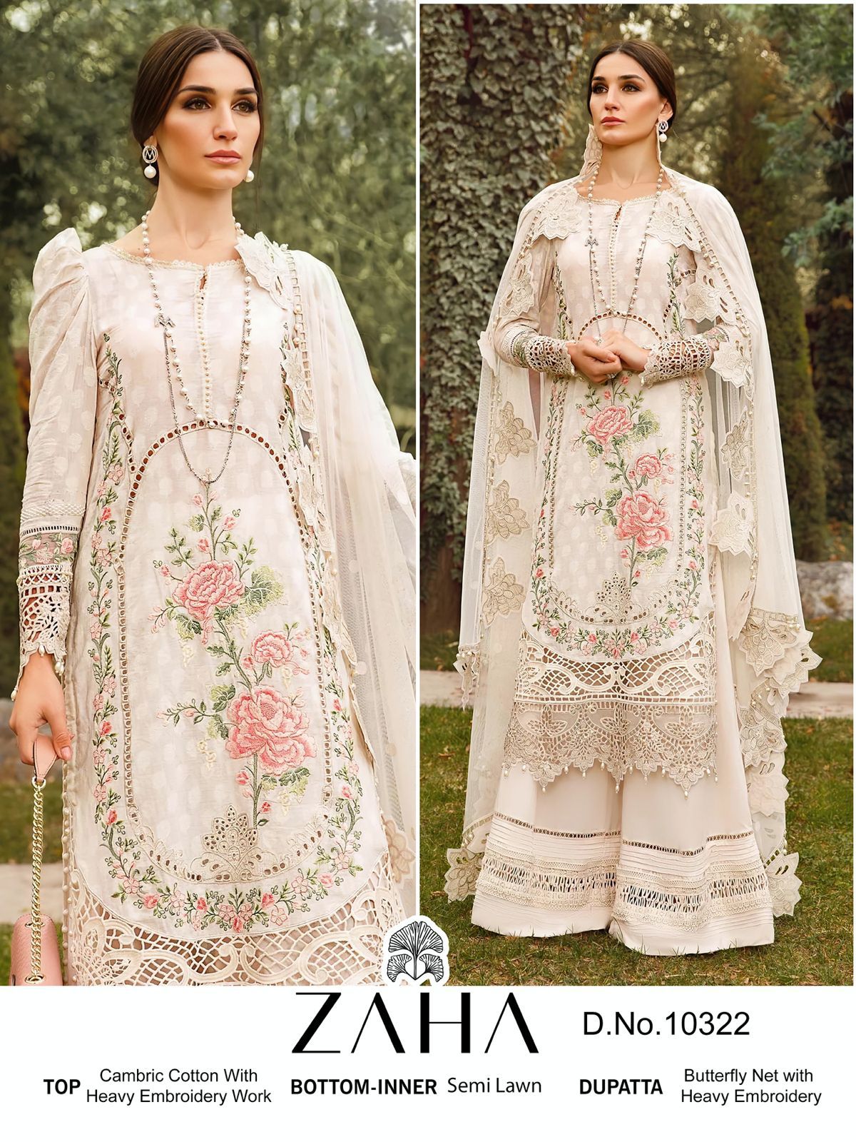 Zaha Hit Design 10322 Pure Cotton Eid Collection