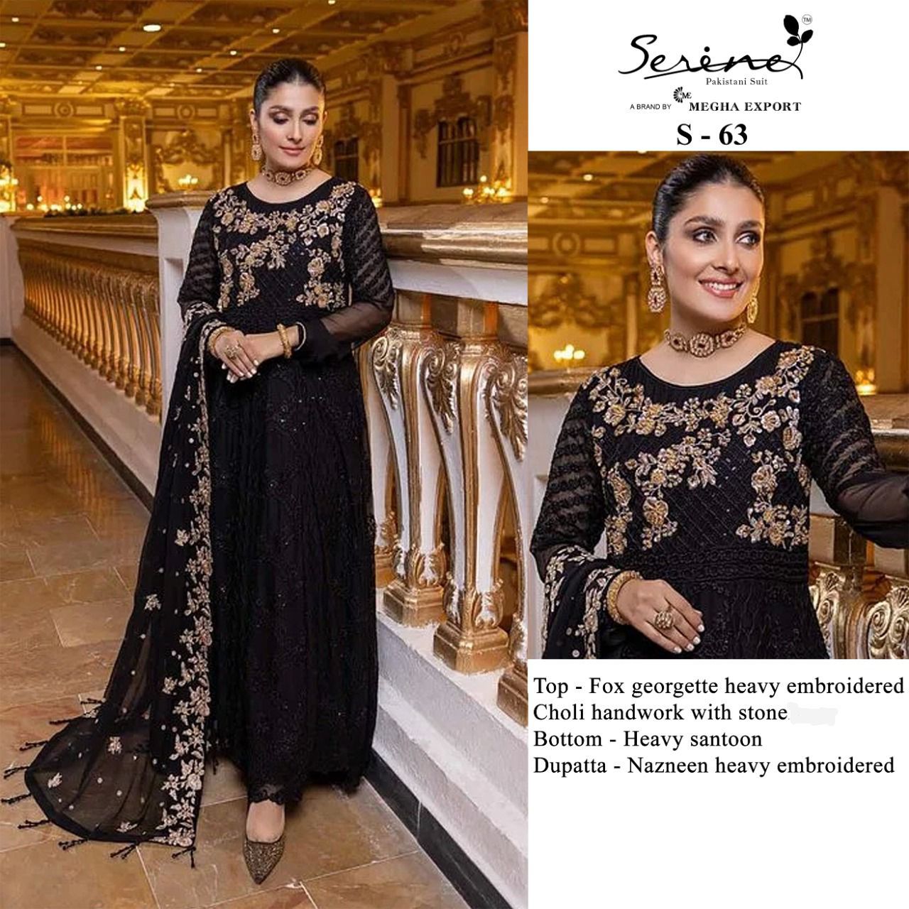 Serine S 63 By Megha Export Pakistani Style