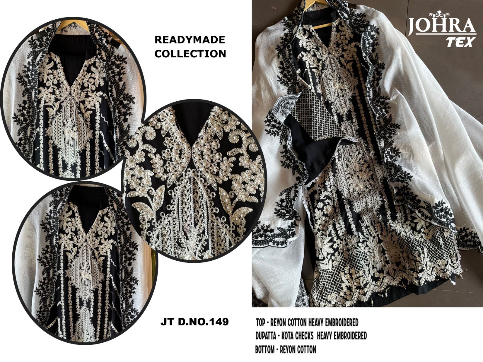 Jt 149 By Johra Tex Readymade Collection