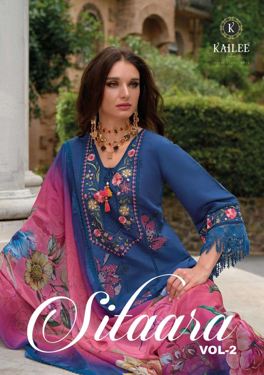 SIFAARA VOL 2 SERIES 42741 TO 42744 BY KAILEE FASHION FESTIVAL COLLECTION MANUFACTURER SURAT 