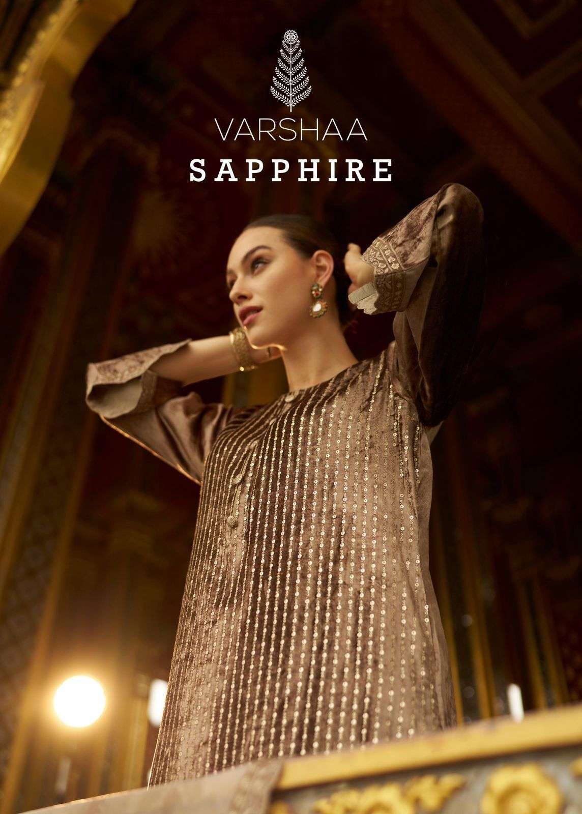 SAPPHIRE SERIES 01 TO 04 BY VARSHAA DESIGNER VELVET SUITS 