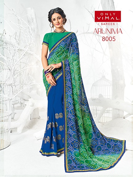 Buy Only Vimal Embellished Fashion Silk, Jacquard Saree online | Looksgud.in