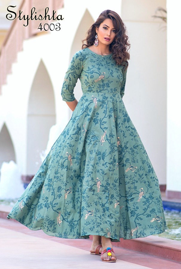 Top 47 gown kurti design best  thtantai2