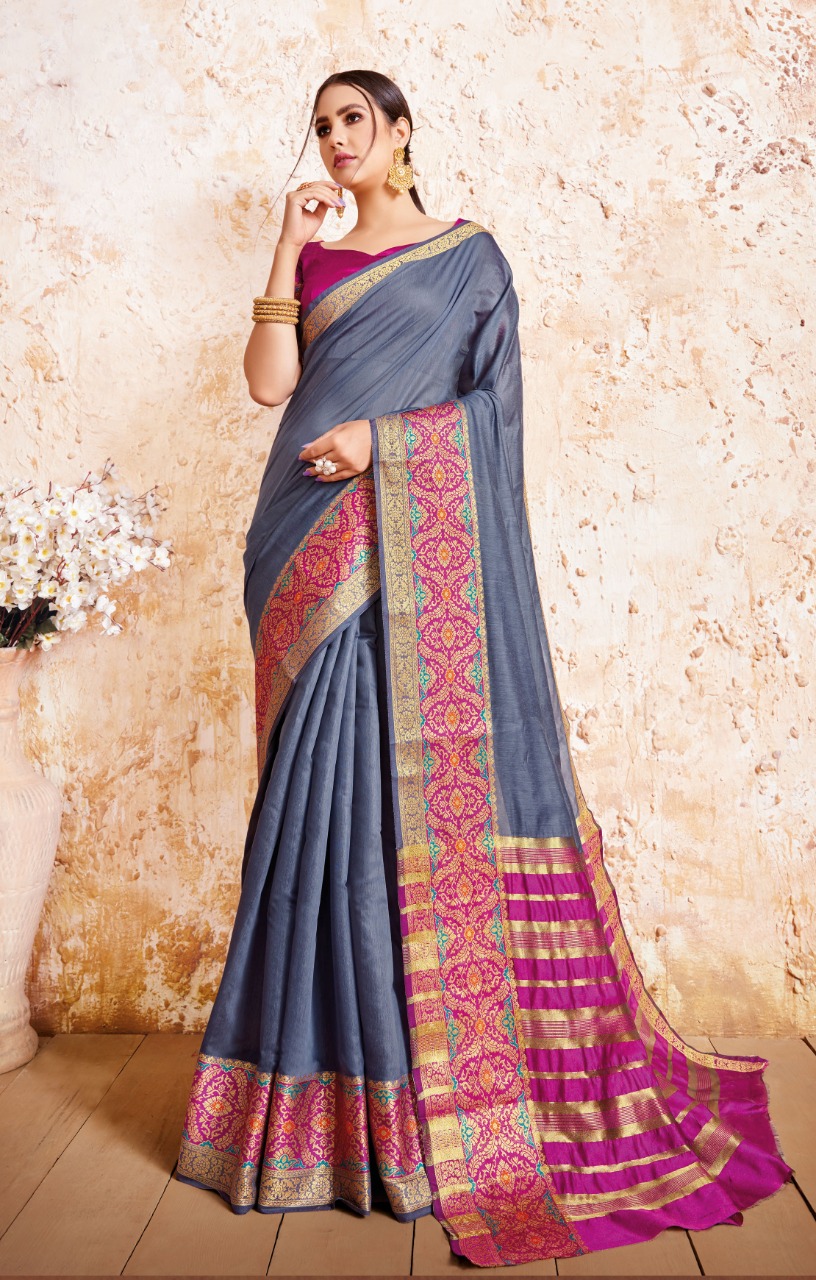 Ranjna mahashri designer saree collection, this catalog fabric lycra,