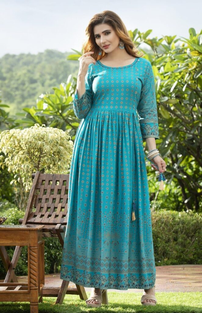 NITYANX » Nayara by Majisha nx long kurti wholesaler supplier from surat