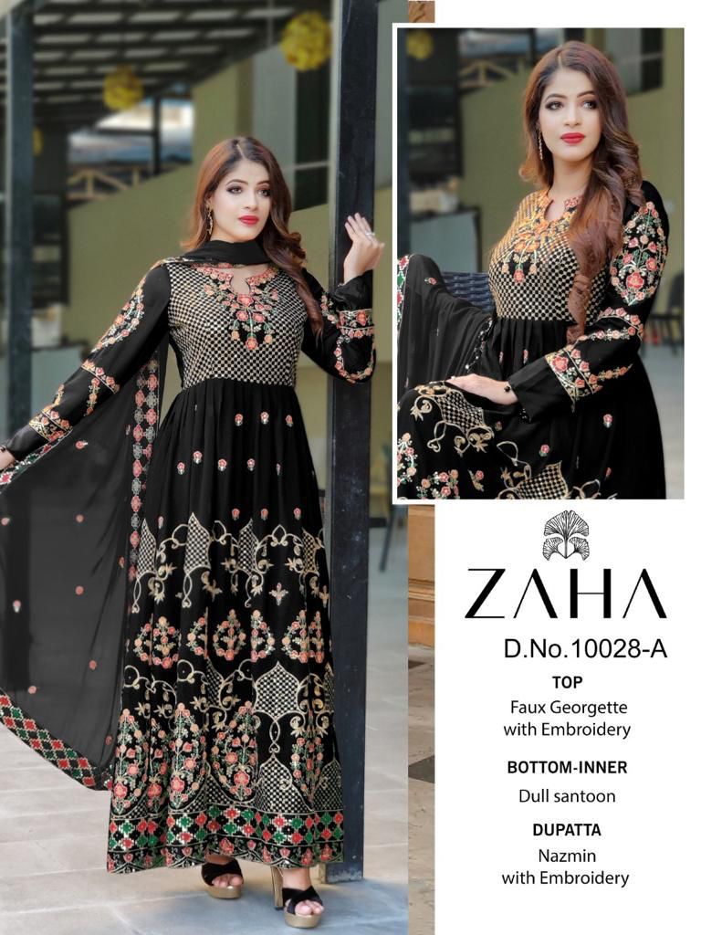 Zaha d no 10028 designer Pakistani Suit single available wholesaler ...